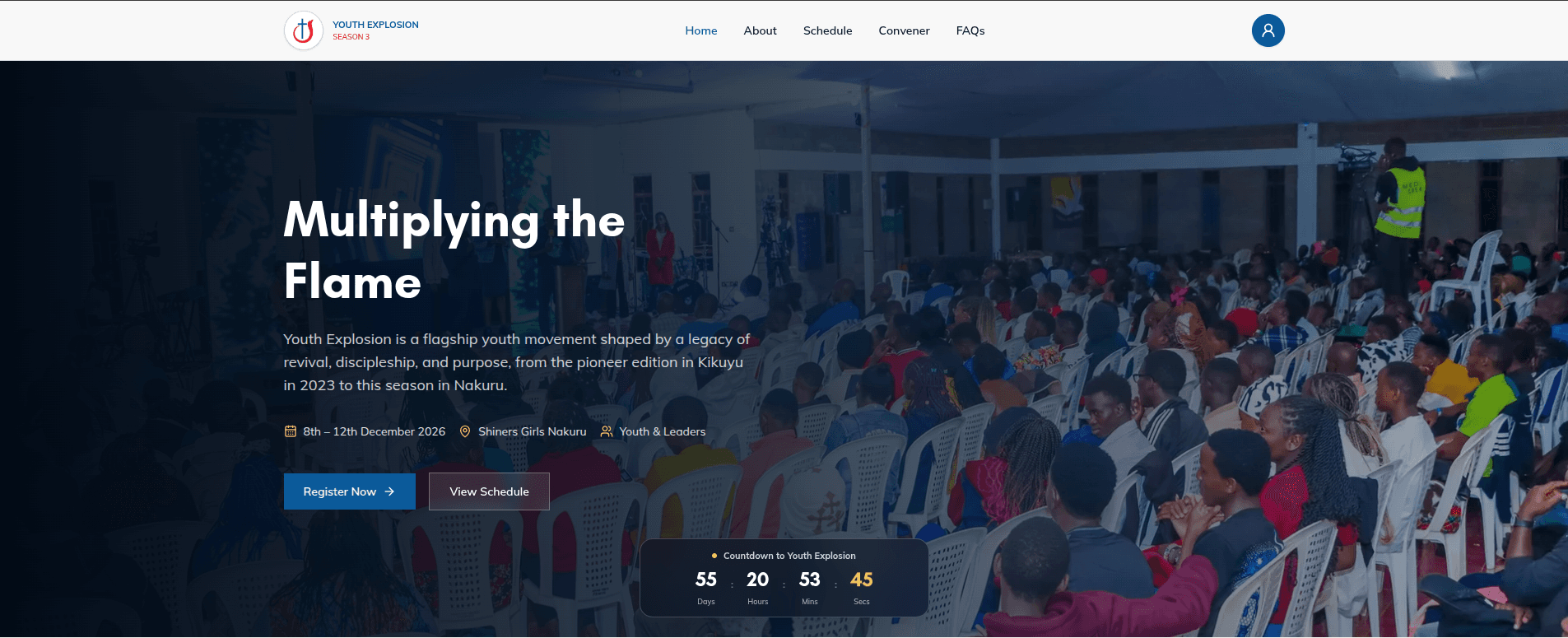 New Testament Church of God Kenya Youth Explosion platform